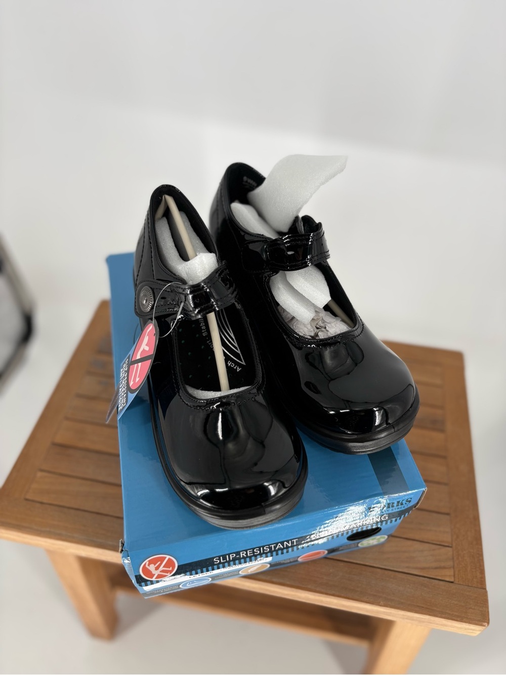 New easy works by easy street Black Patent LETSEE Shoes SIZE 9 WW